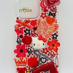 Red Iphone 15 pro max junk Case